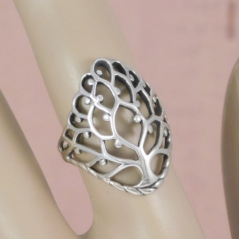 Tree of Life Statement Ring